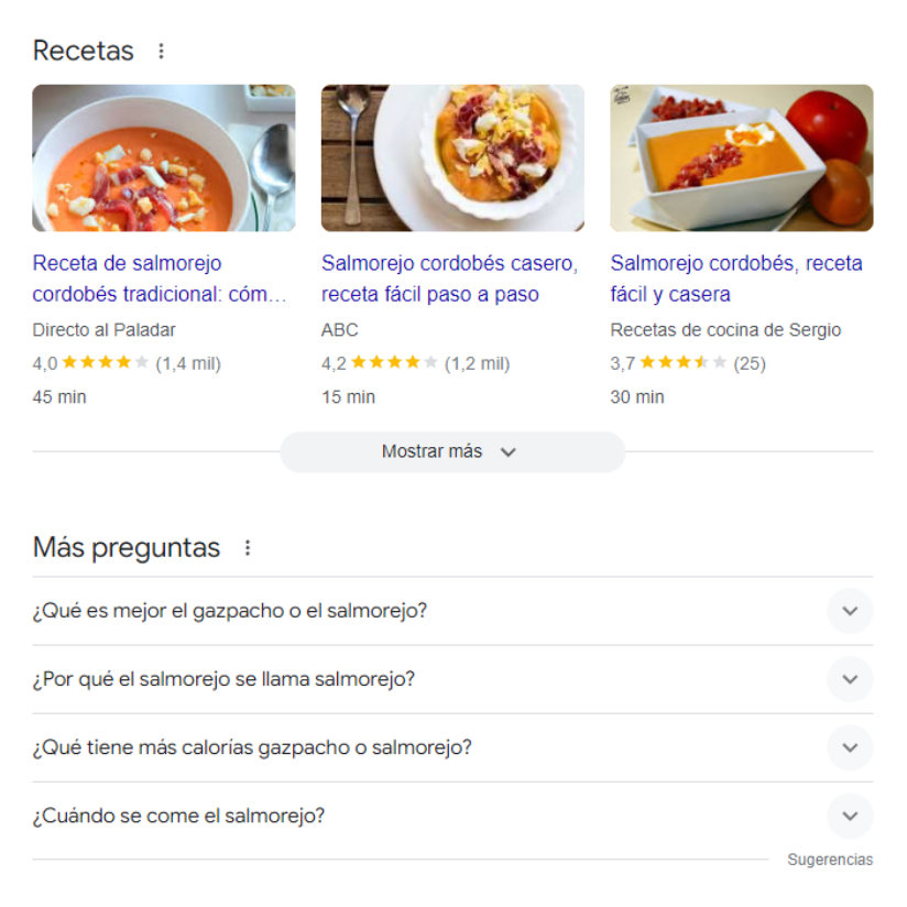 Schema Markup Recetas - Consultor SEO Óscar Bages